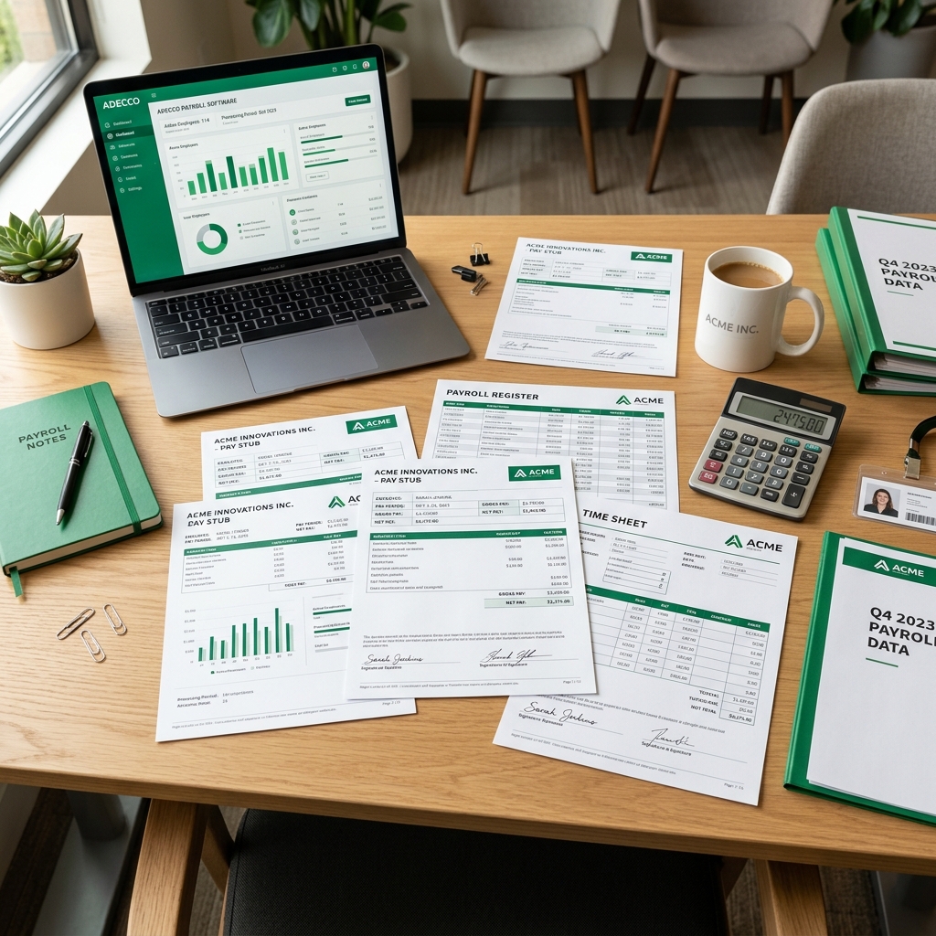 Edit Pay Stubs - Professional Payroll Document Editing Service